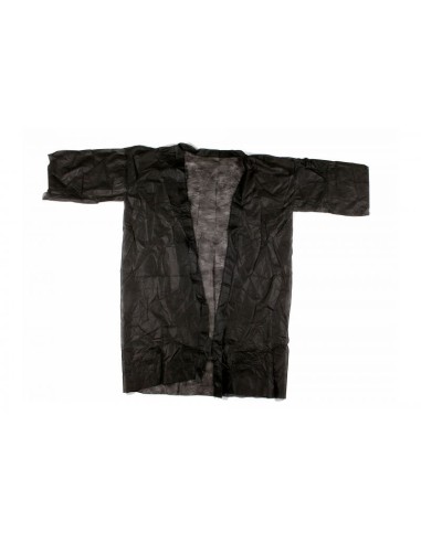 Kimono monouso in tnt Nero