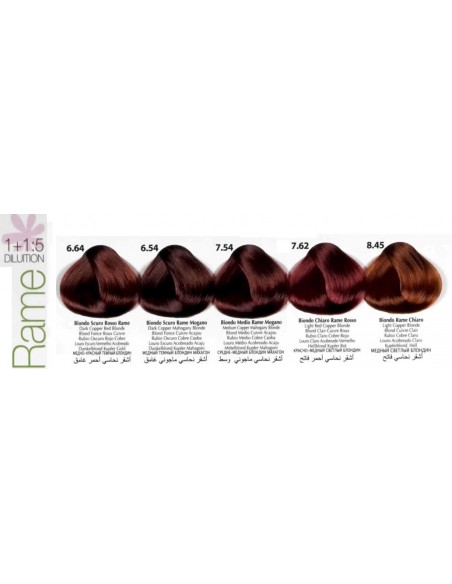 LOVIN COLOR -Crema Colorante - rame - Biondo scuro rosso mogano  6.54 - 100 ml.