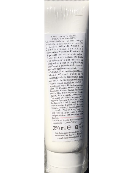 RASSOTHERAPY CREMA CORPO E SENO ARGAN 250ML
